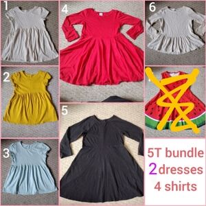 5T top and dress bundle